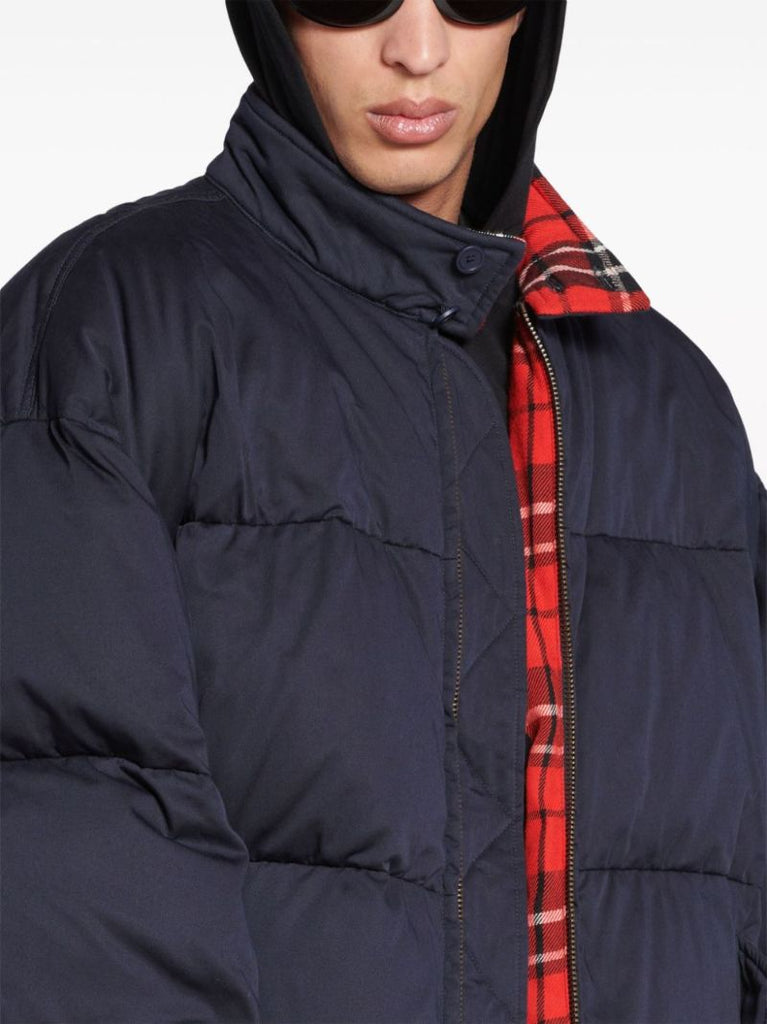 Blue Harrington Puffer Jacket