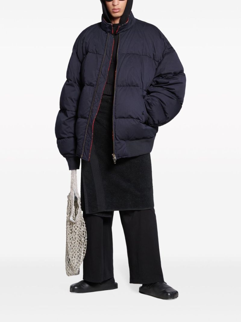 Blue Harrington Puffer Jacket
