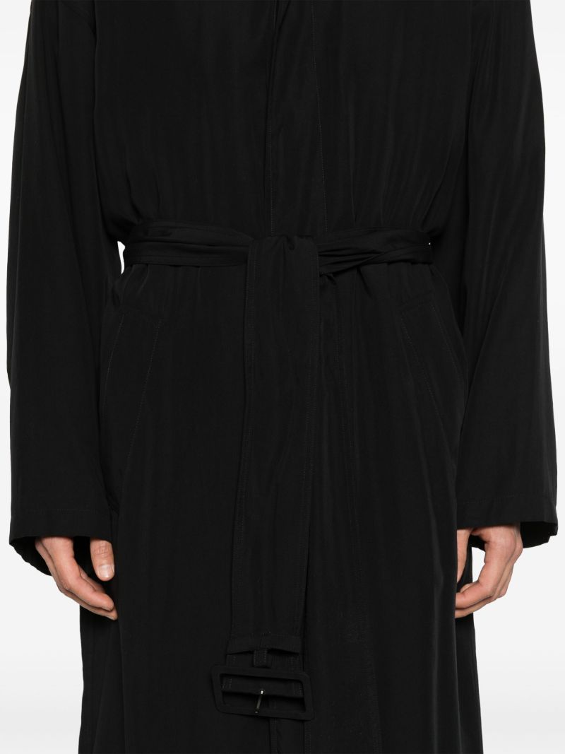 Black Belted Trench Coat