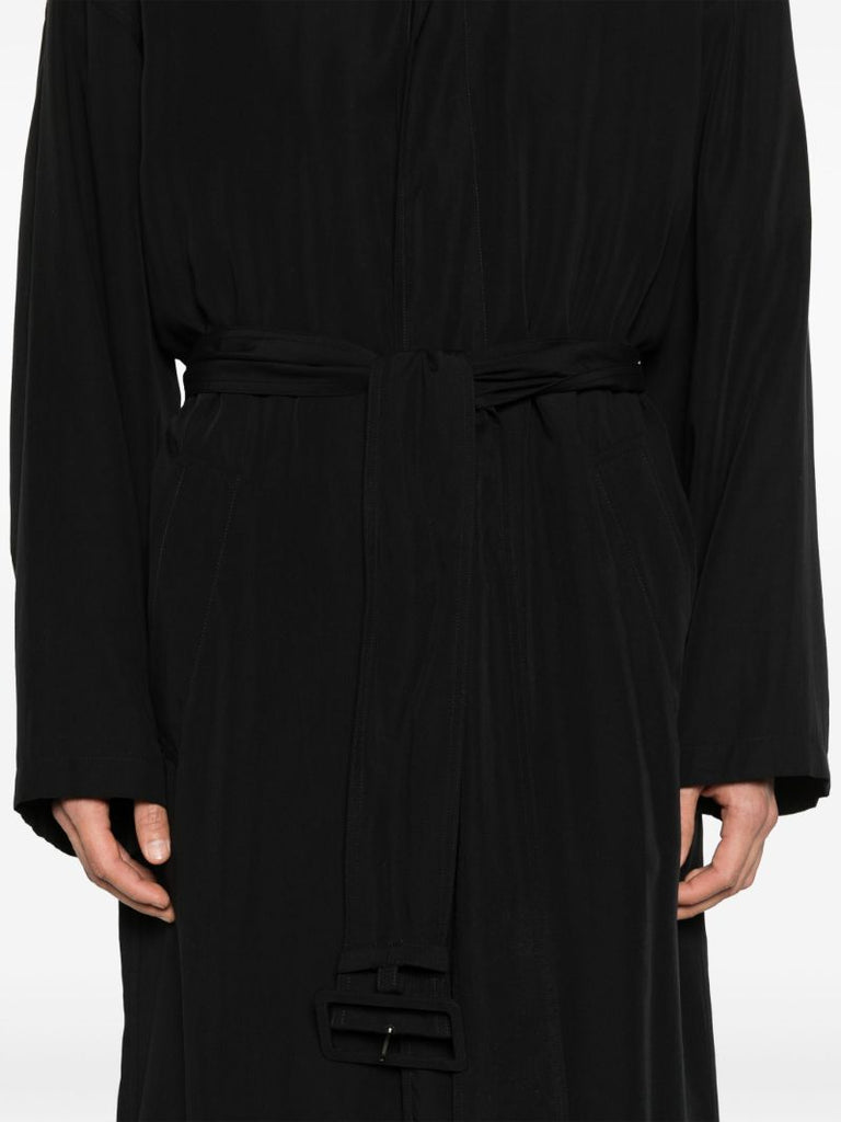 Black Belted Trench Coat