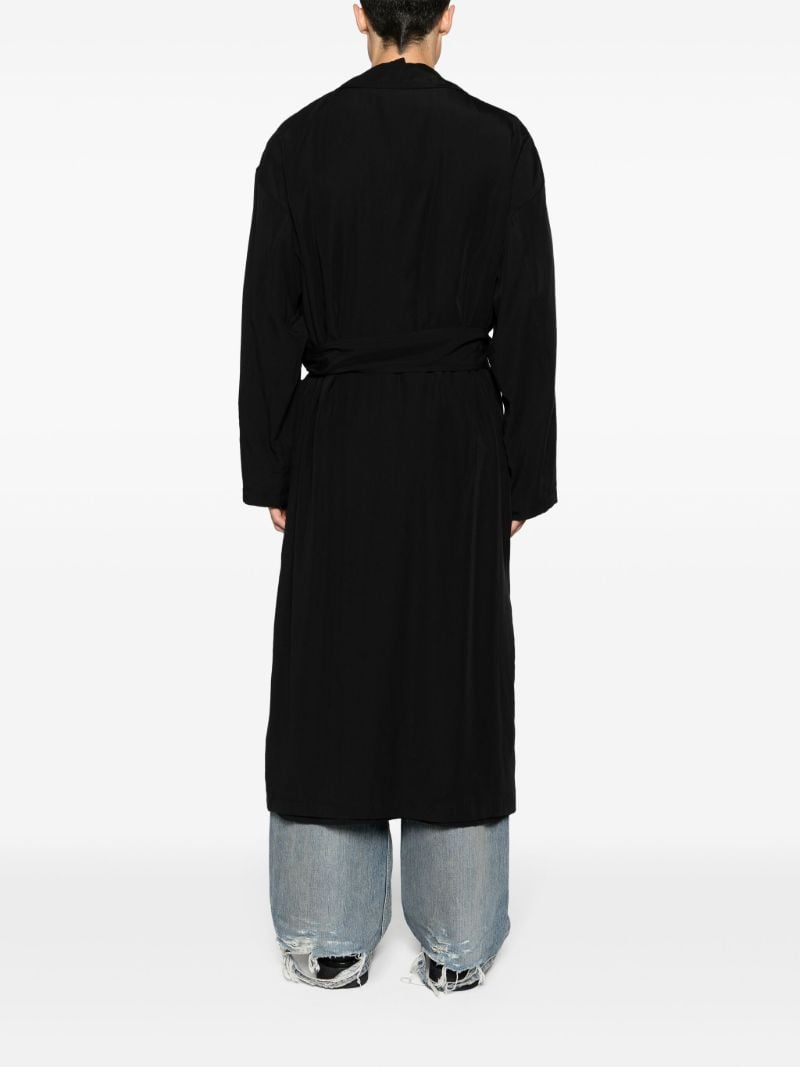 Black Belted Trench Coat