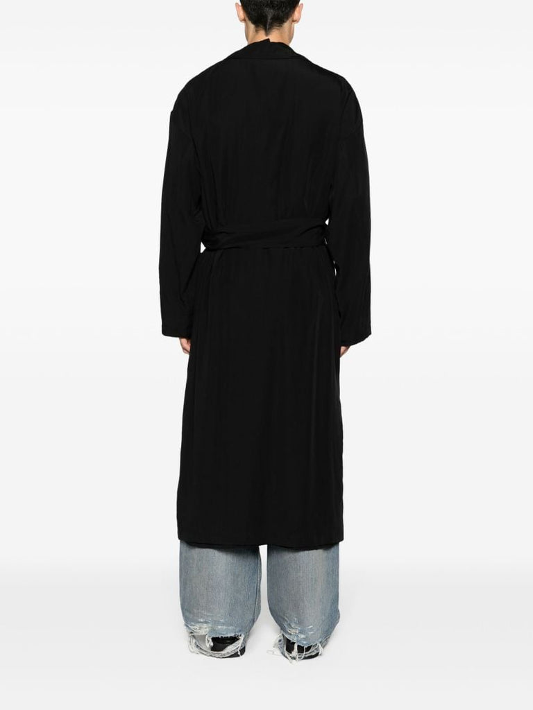 Black Belted Trench Coat