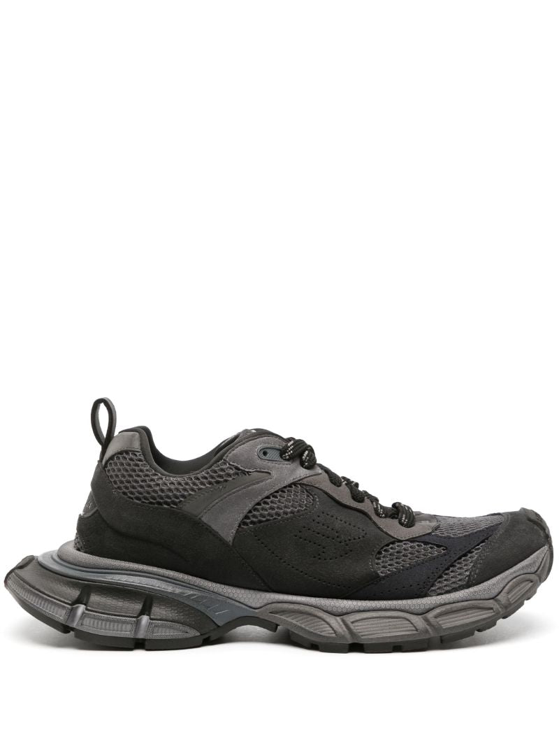 Grey 3xl Panelled Sneakers