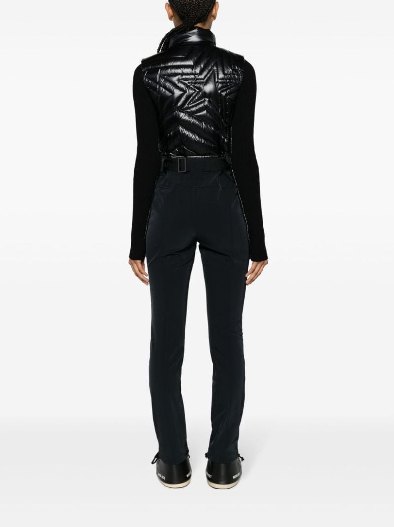 Black Super Star Belted Ski Suit
