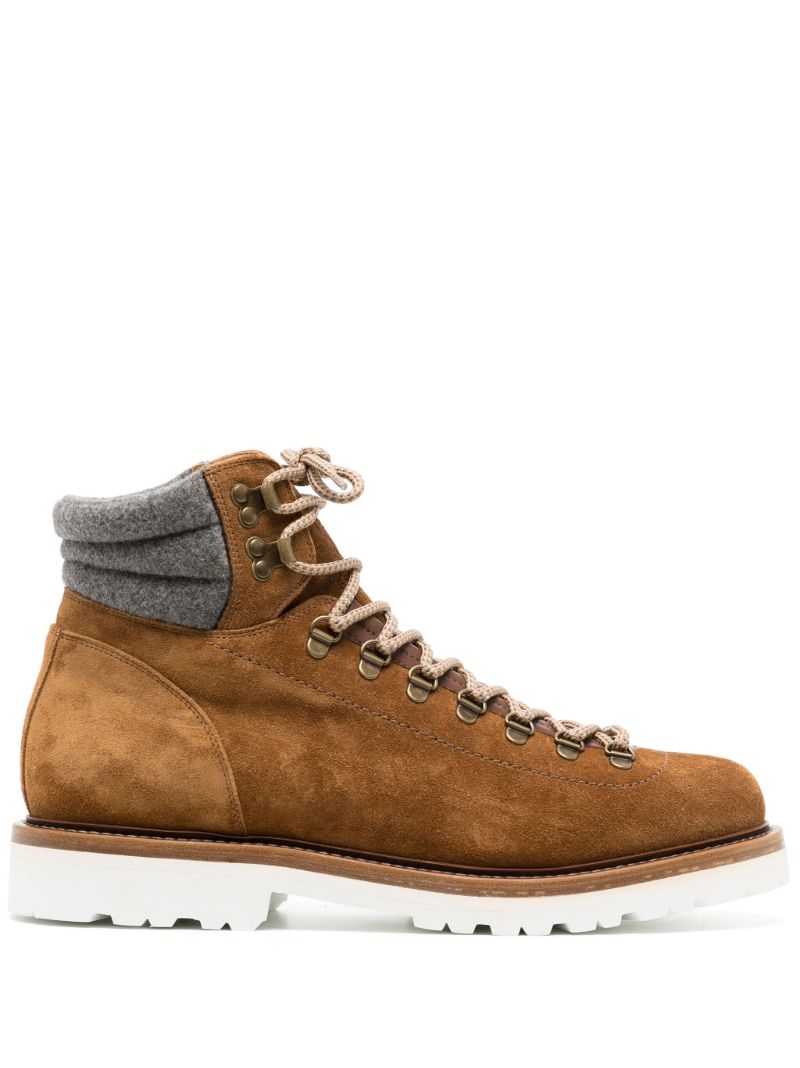 Brown Suede Ankle Boots