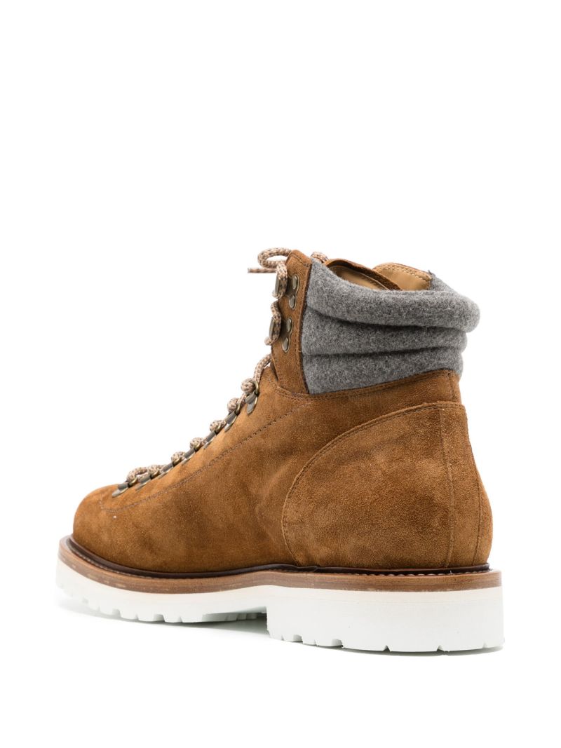 Brown Suede Ankle Boots