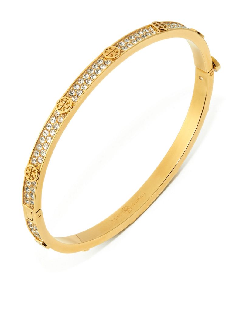 Gold-tone Miller Stud Crystal Bracelet