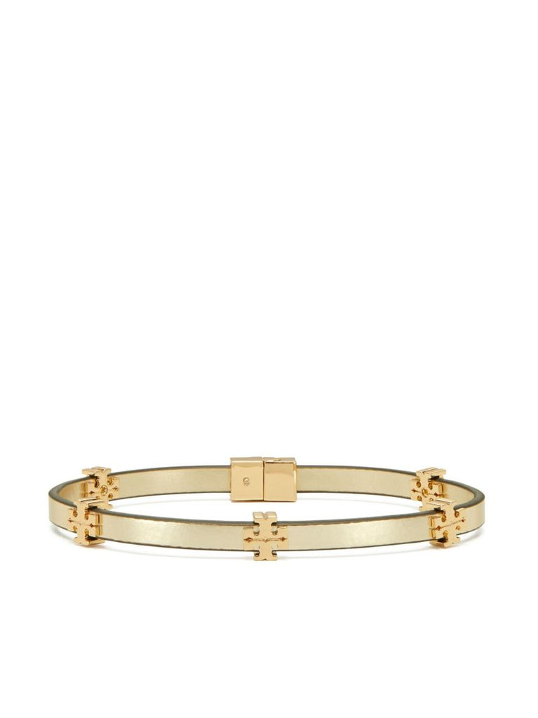 Gold-tone Eleanor Leather Bracelet