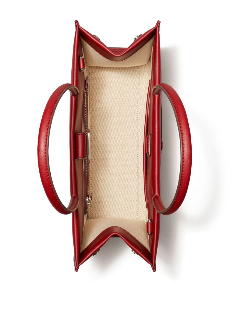 Red Small Ella Tote Bag