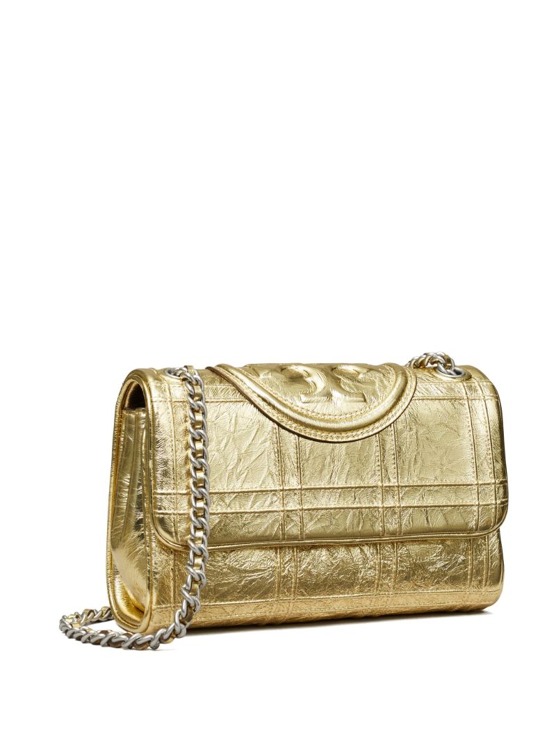 Gold Small Fleming Soft Shoulder Bag