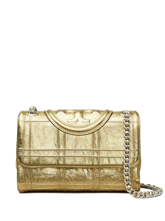 Gold Small Fleming Soft Shoulder Bag