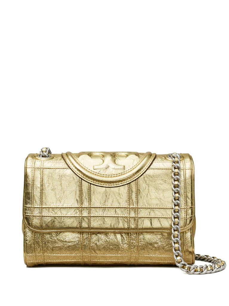 Gold Small Fleming Soft Shoulder Bag