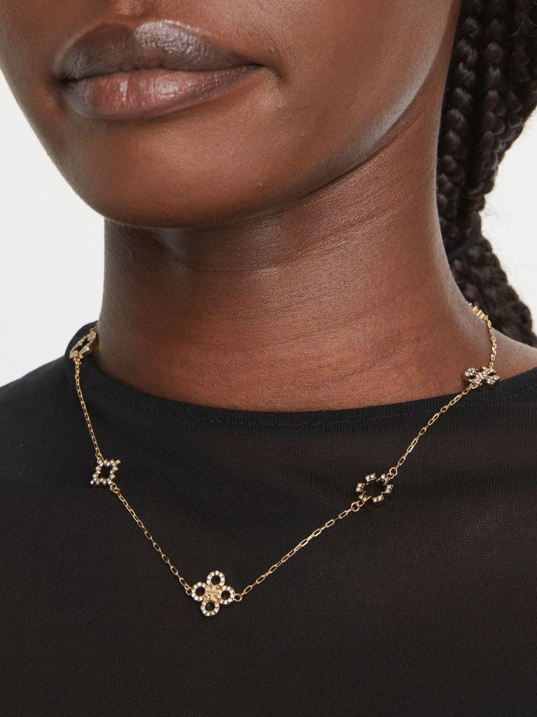 18k Yellow Gold-plated Kira Clover Necklace