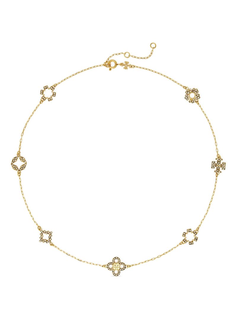 18k Yellow Gold-plated Kira Clover Necklace