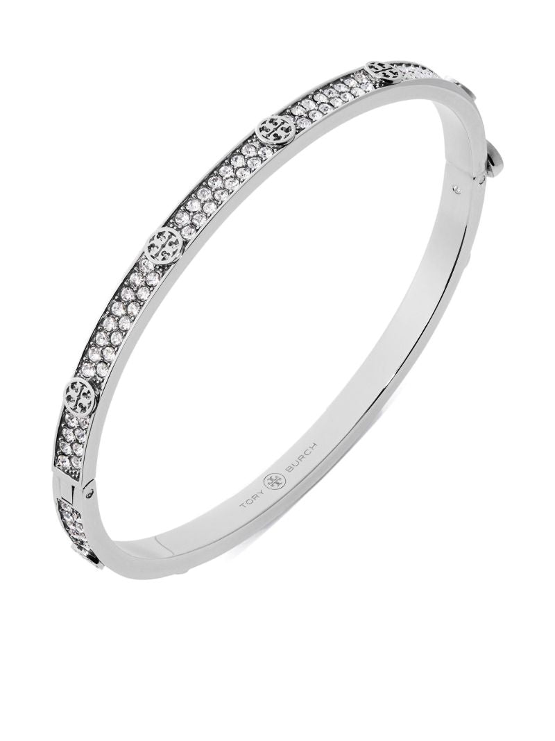 Silver-tone Miller Stud Crystal Bracelet