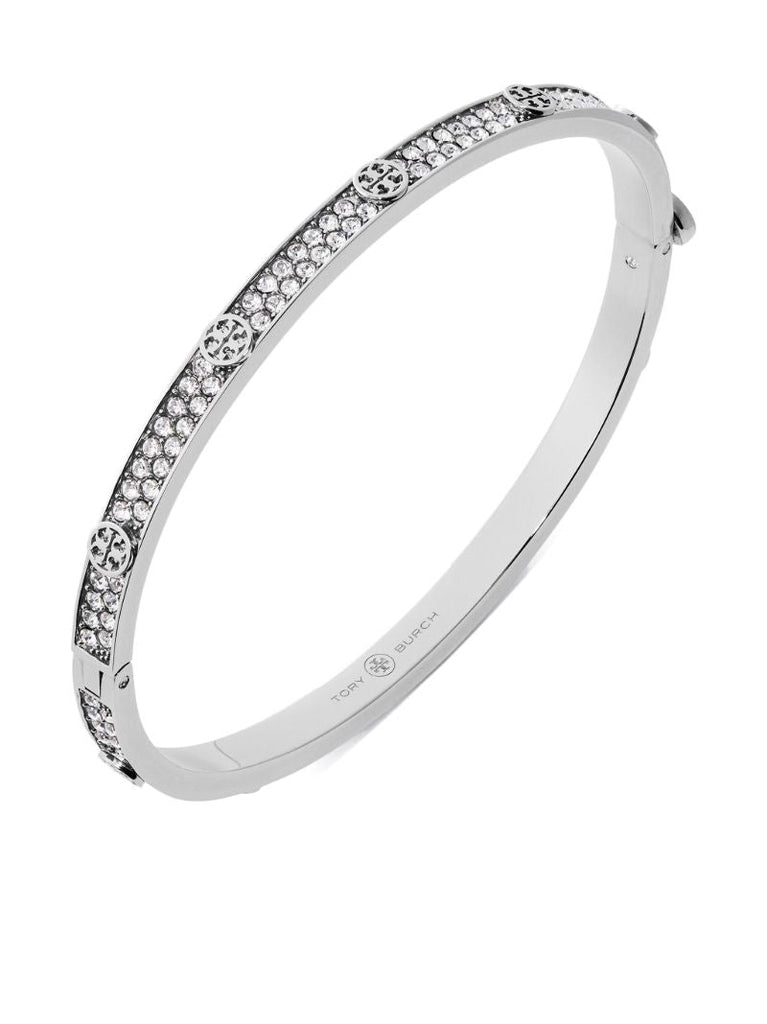 Silver-tone Miller Stud Crystal Bracelet