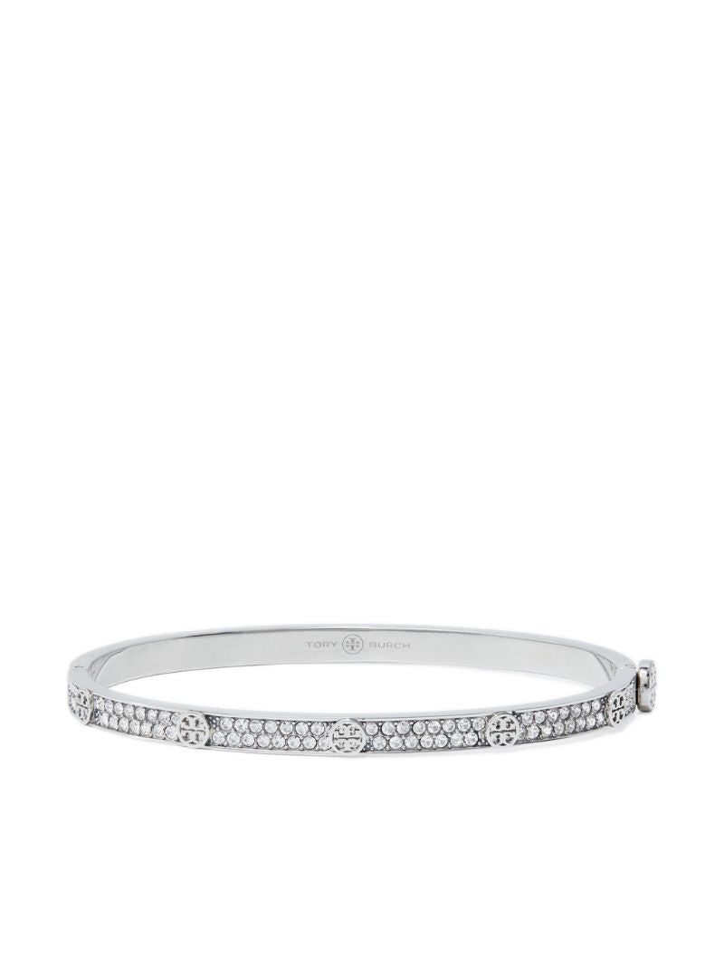 Silver-tone Miller Stud Crystal Bracelet