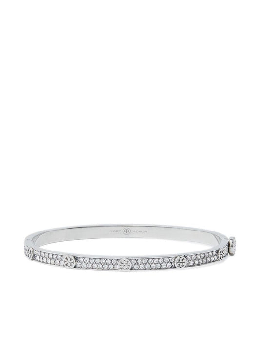 Silver-tone Miller Stud Crystal Bracelet