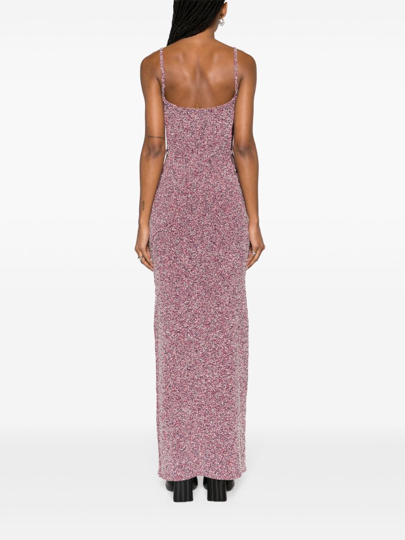 Pink Charlie Knitted Maxi Dress