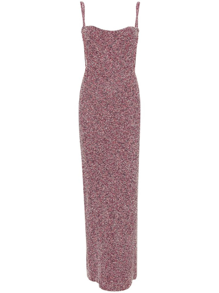 Pink Charlie Knitted Maxi Dress