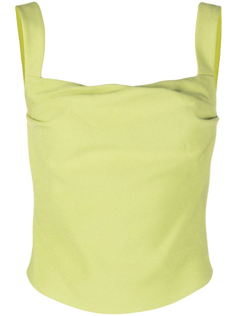 Green Raf Gathered Tank Top