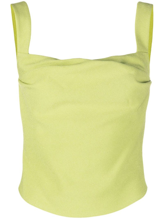 Green Raf Gathered Tank Top