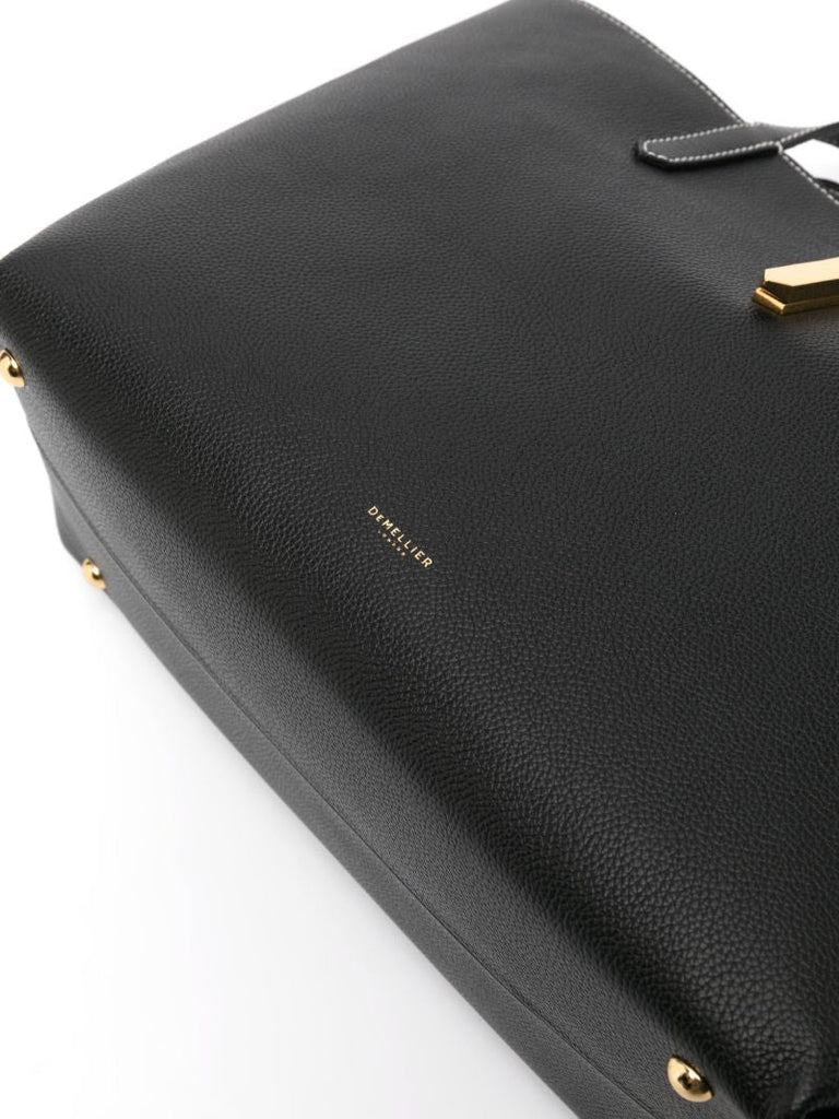 Black Tokyo Leather Tote Bag
