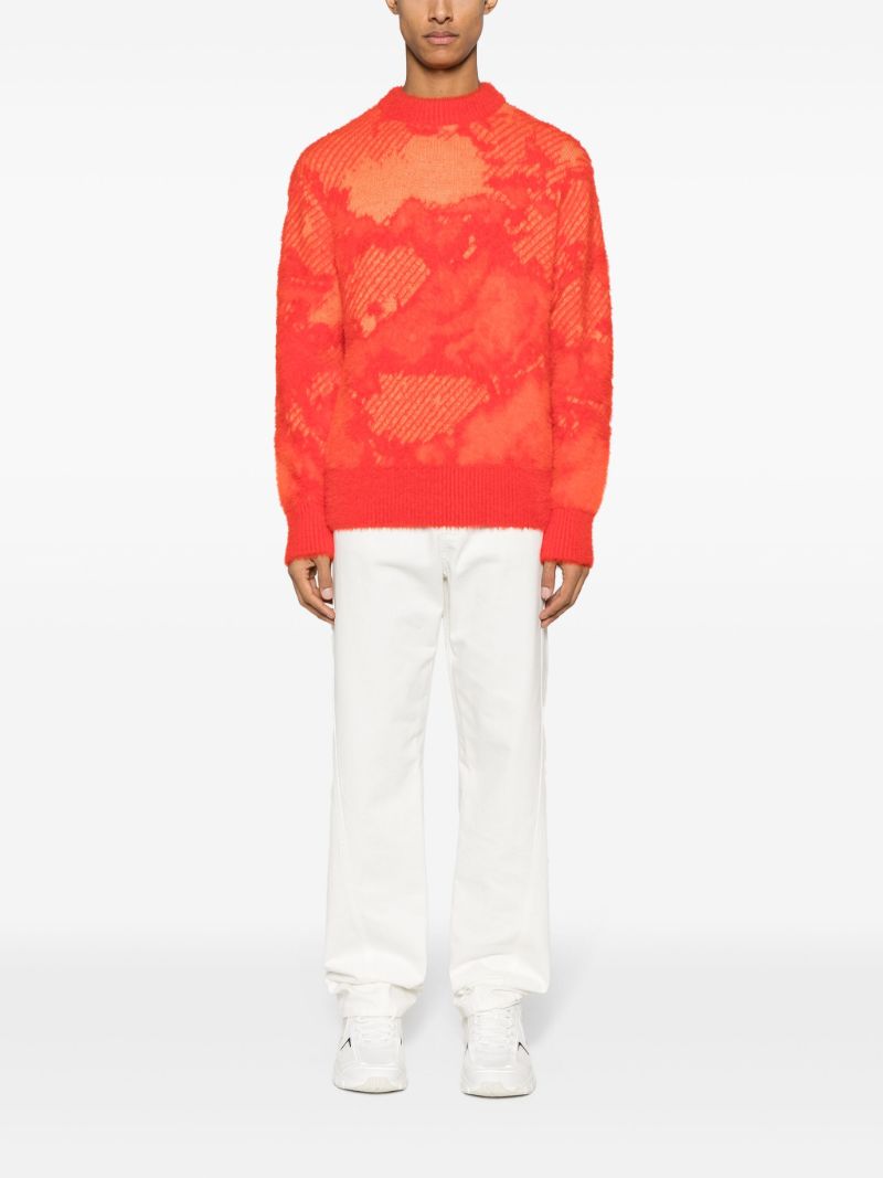 White Straight-leg Jeans