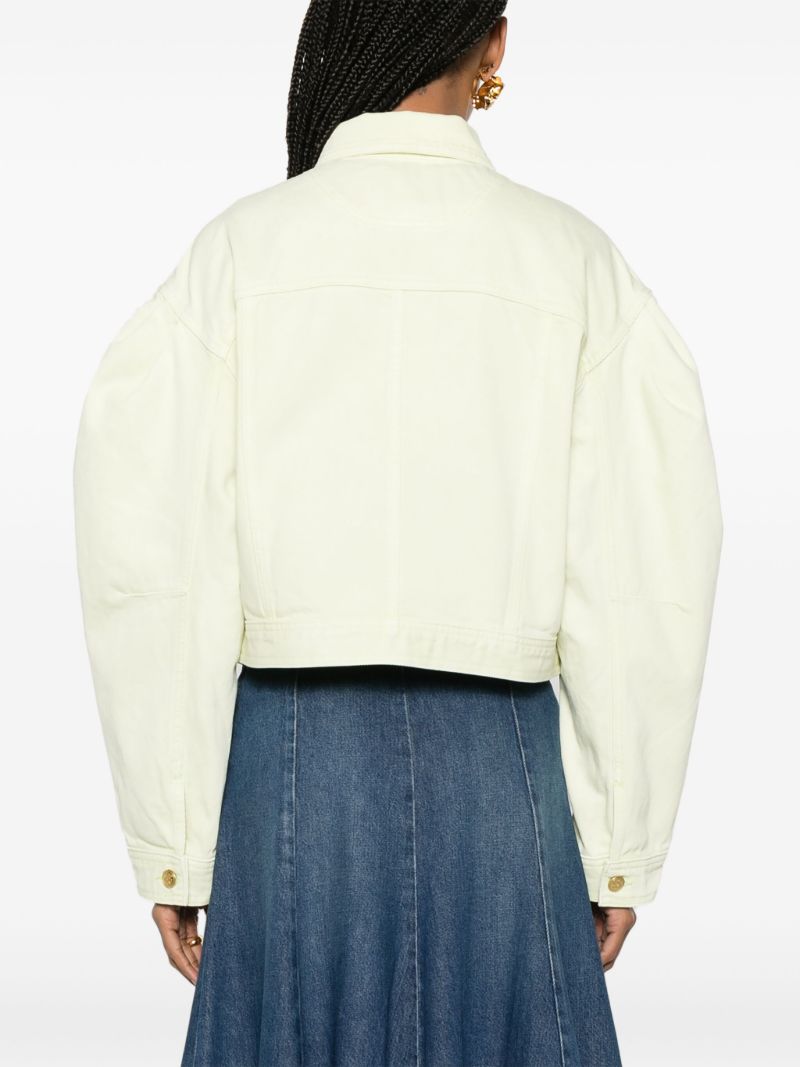 Green Cosette Denim Jacket