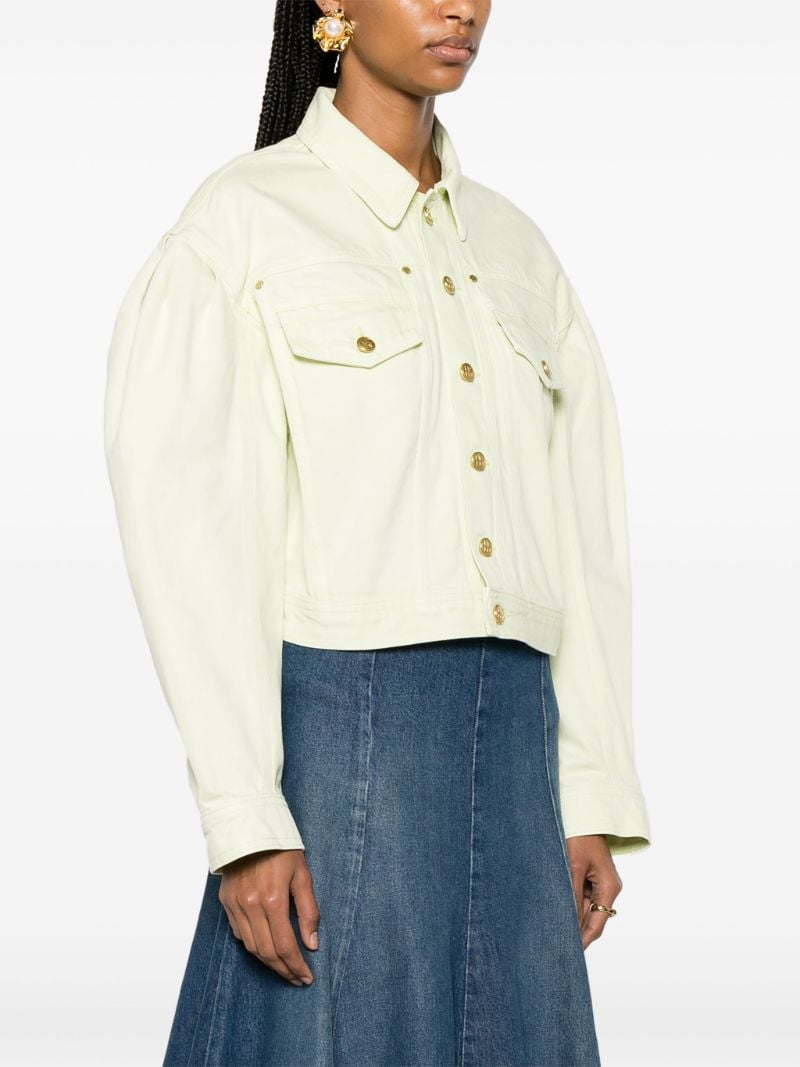 Green Cosette Denim Jacket