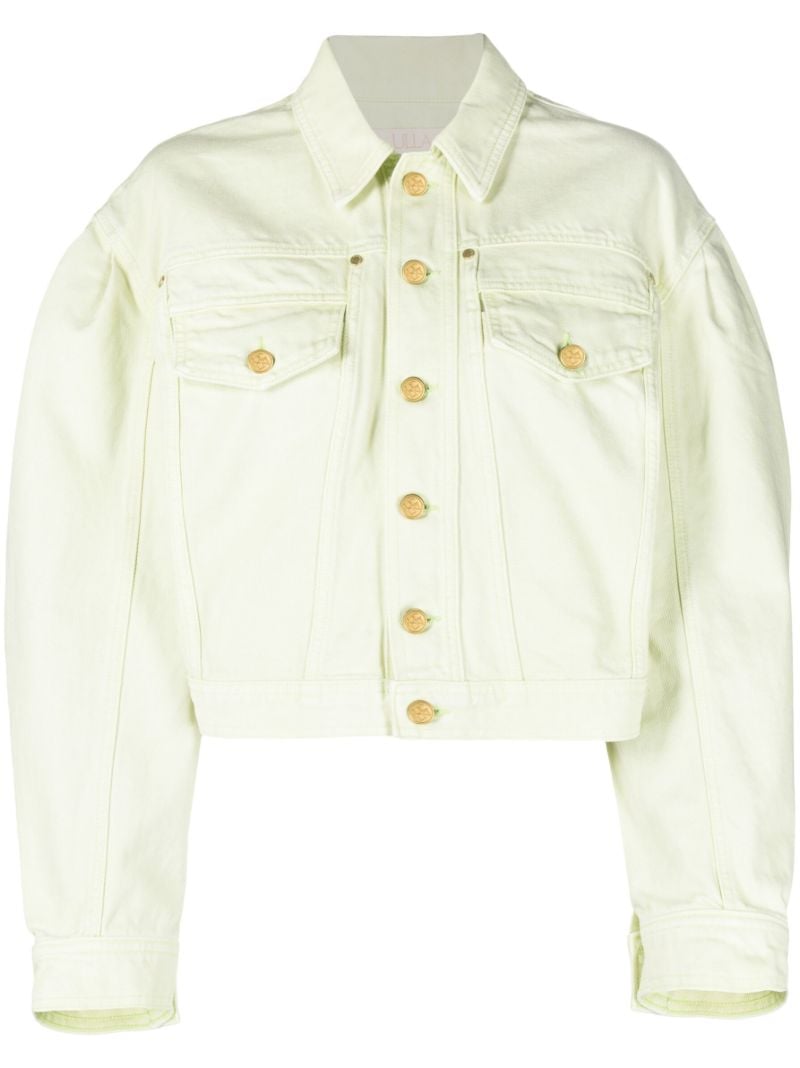 Green Cosette Denim Jacket