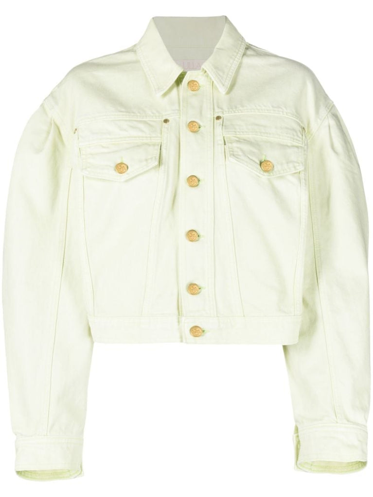 Green Cosette Denim Jacket