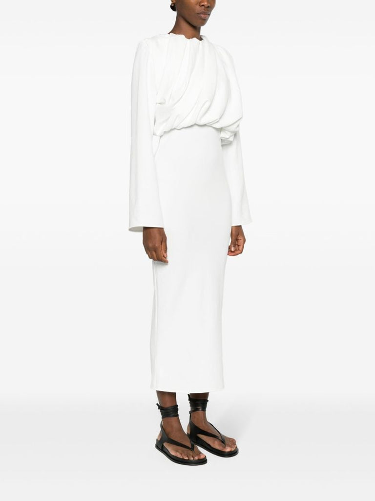 White Ollie Midi Dress