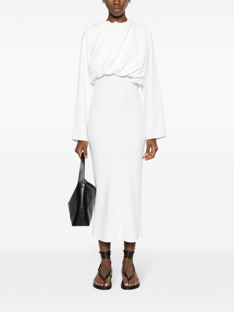 White Ollie Midi Dress