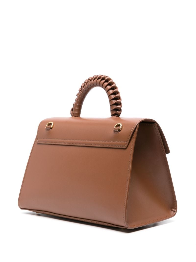 Brown Montreal Small Leather Tote Bag