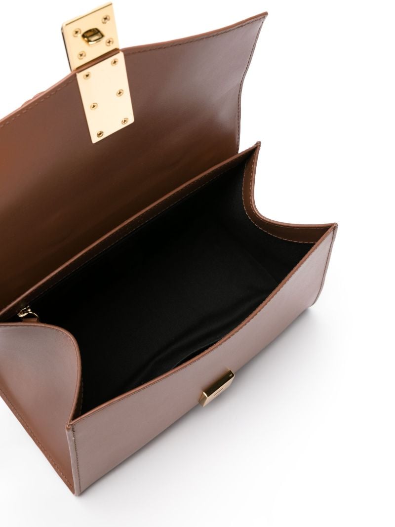 Brown Montreal Small Leather Tote Bag