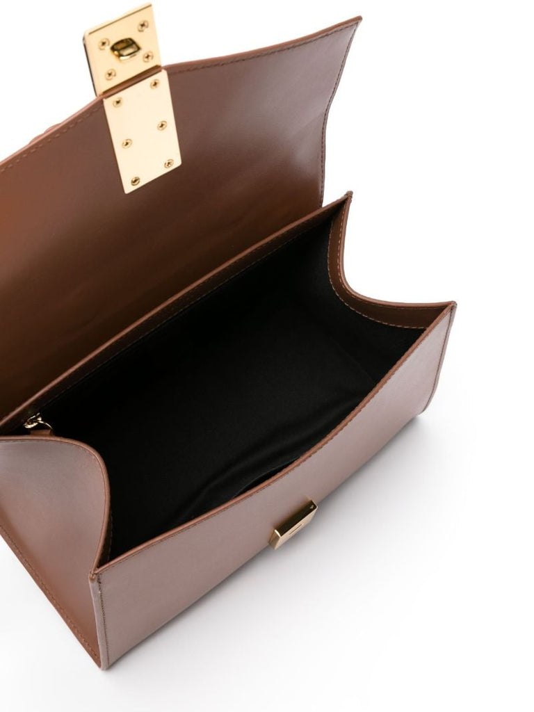 Brown Montreal Small Leather Tote Bag