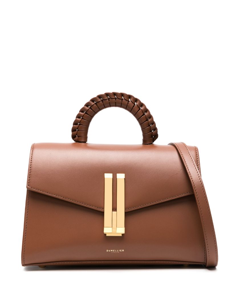 Brown Montreal Small Leather Tote Bag
