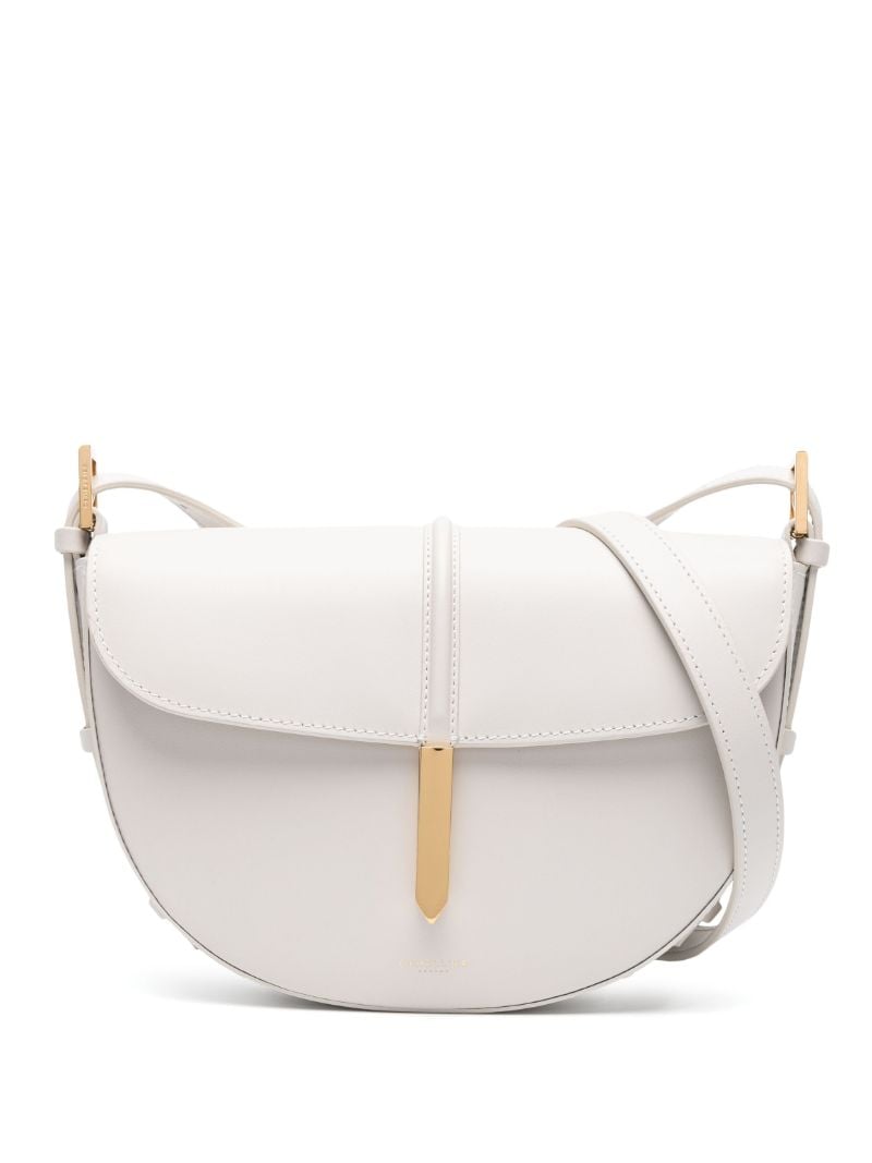 White the Tokyo Saddle Leather Cross Body Bag