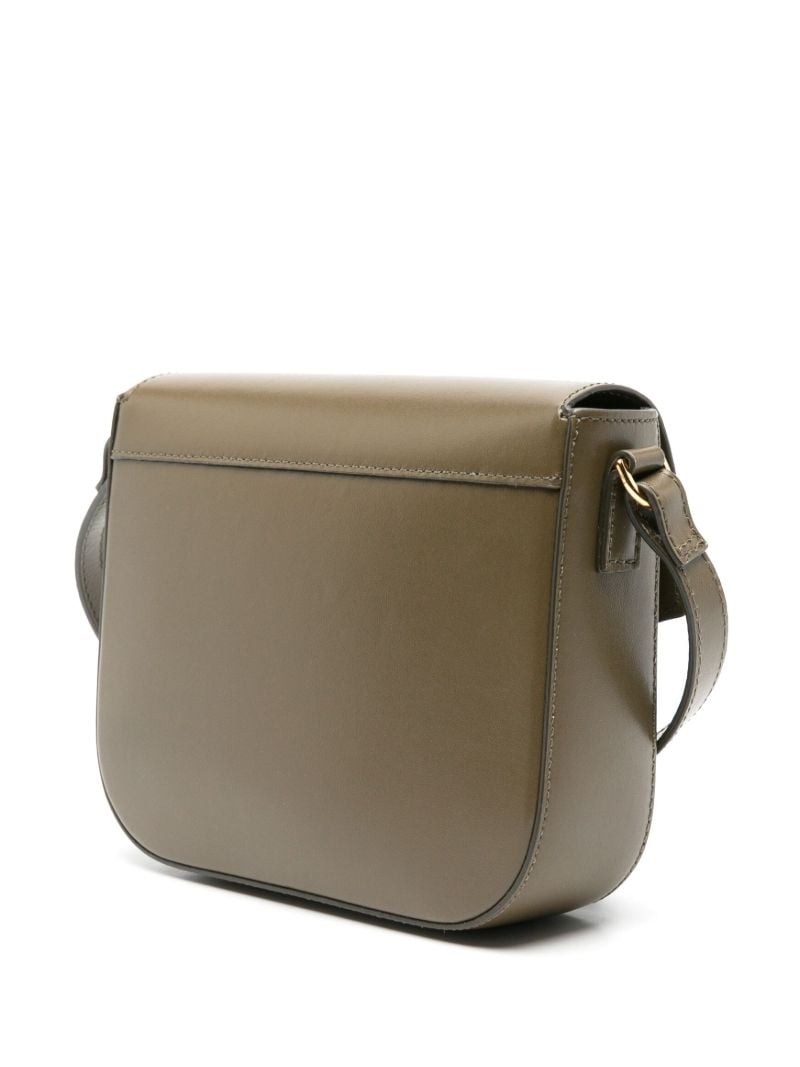 Green the Vancouver Small Leather Cross Body Bag