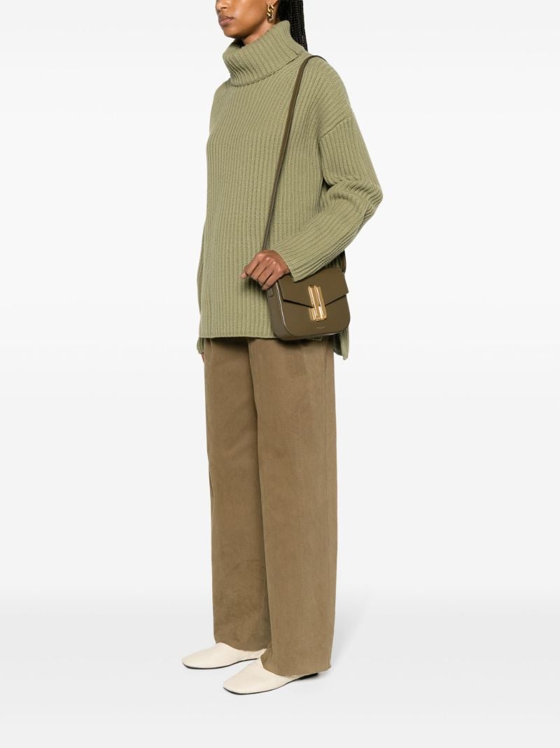 Green the Vancouver Small Leather Cross Body Bag