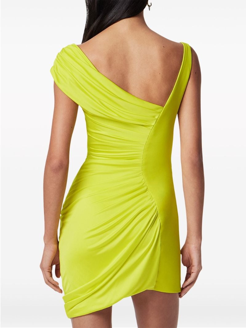 Yellow Medusa '95 Draped Mini Dress