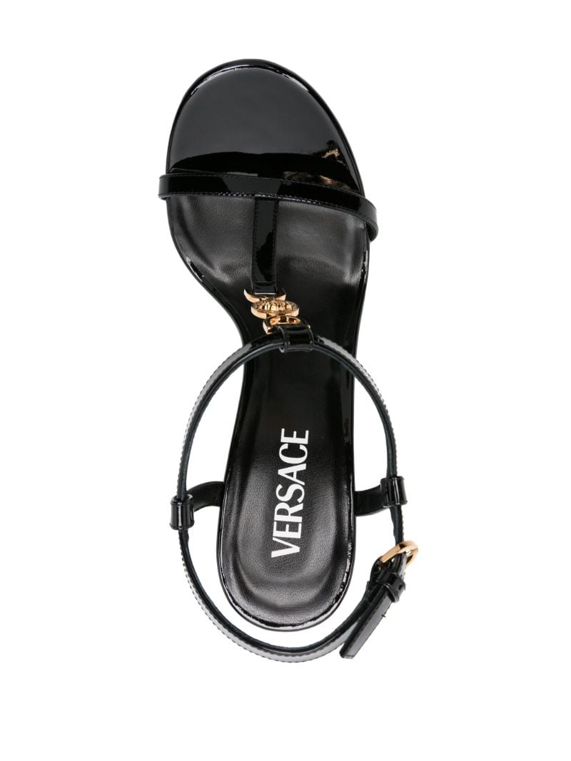 Black Medusa '95 115 Leather Sandals