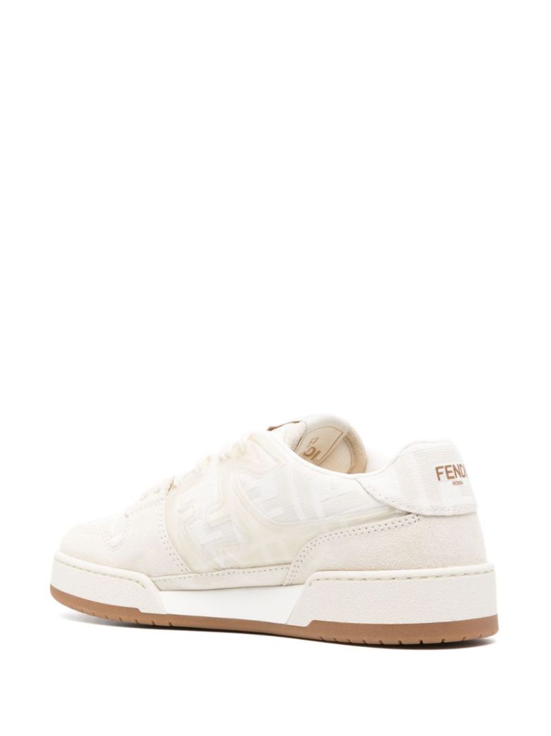 Neutral Zucca Panelled Sneakers