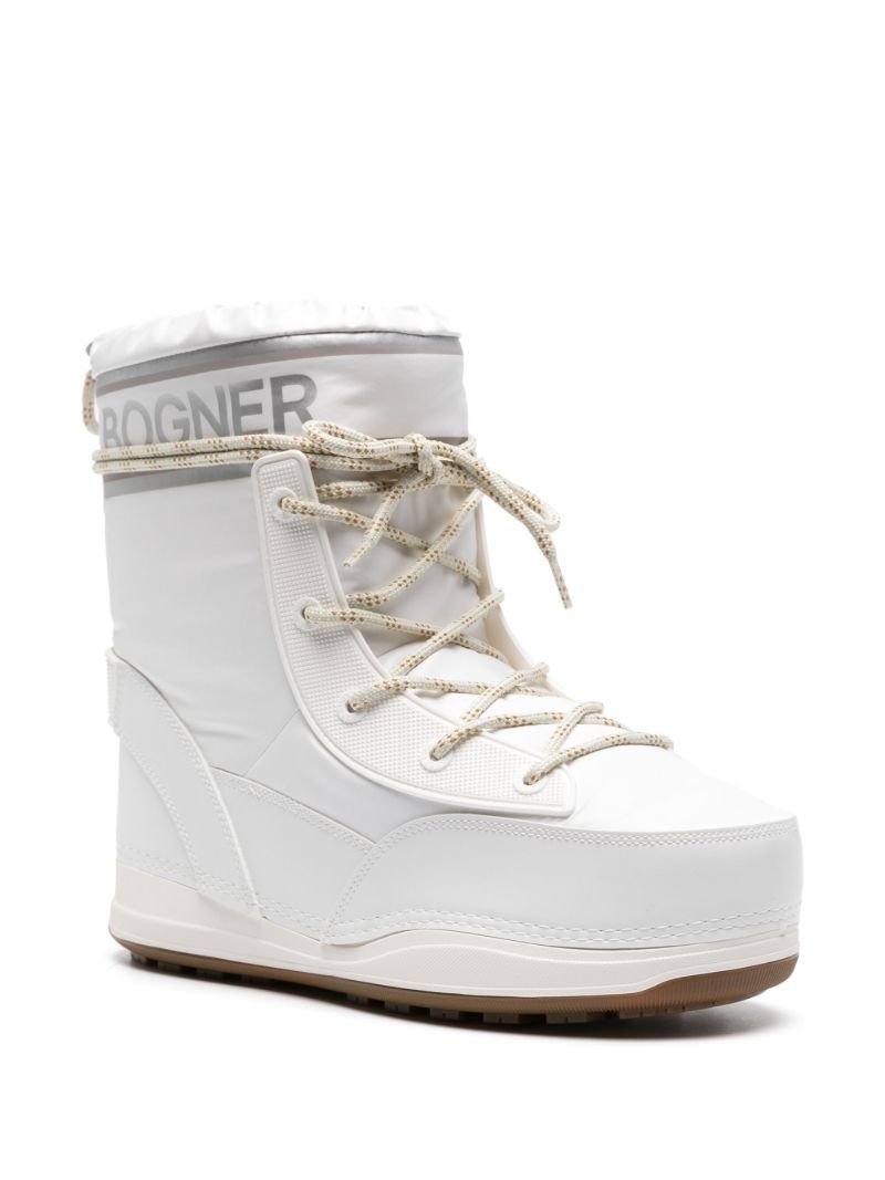 White La Plagne 1 Snow Boots