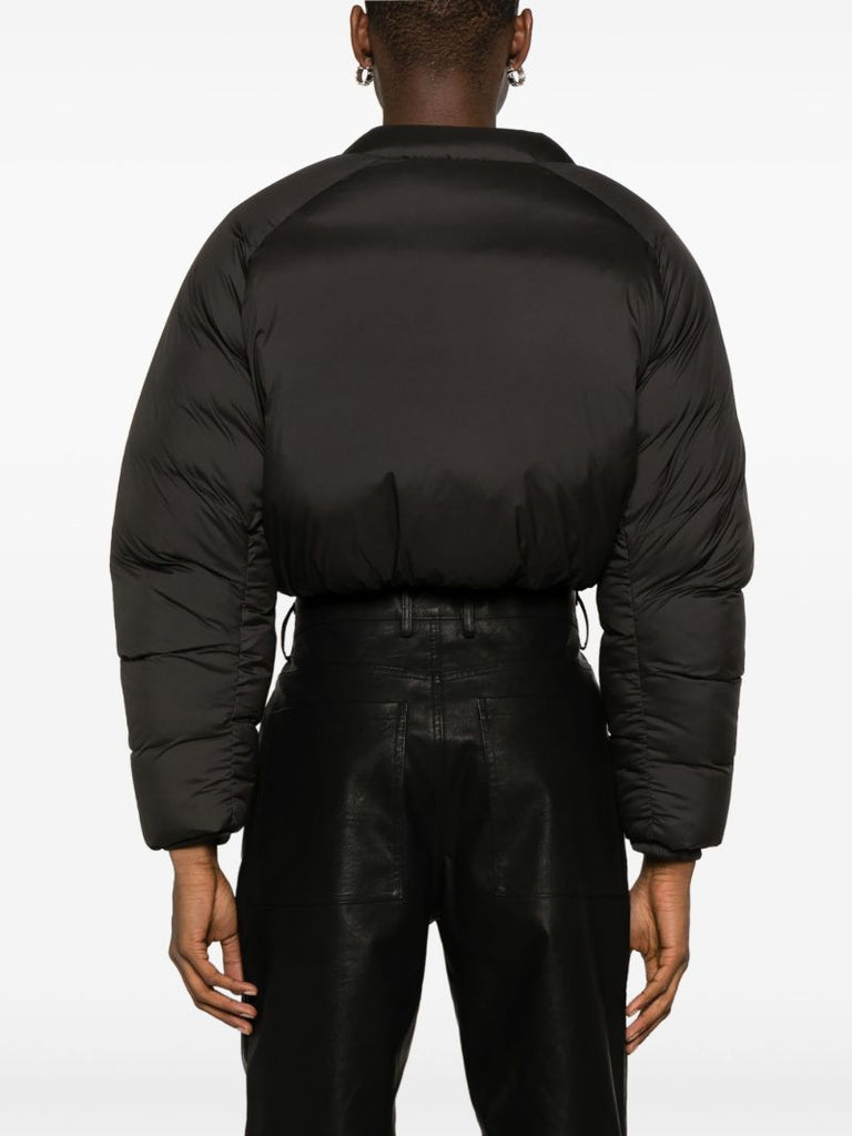 Black Pillow Bomber Padded Jacket