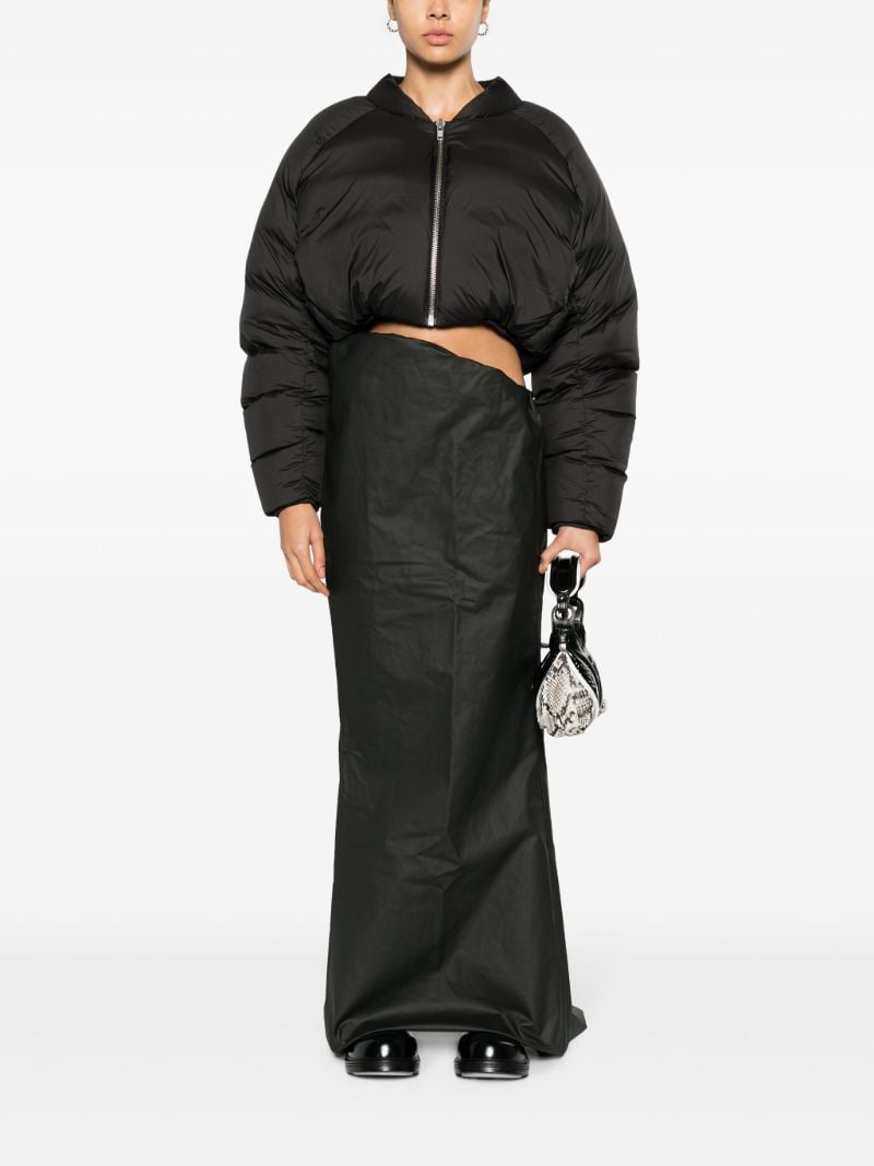 Black Pillow Bomber Padded Jacket