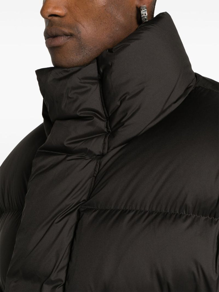 Black Quilted Puffer Jacket