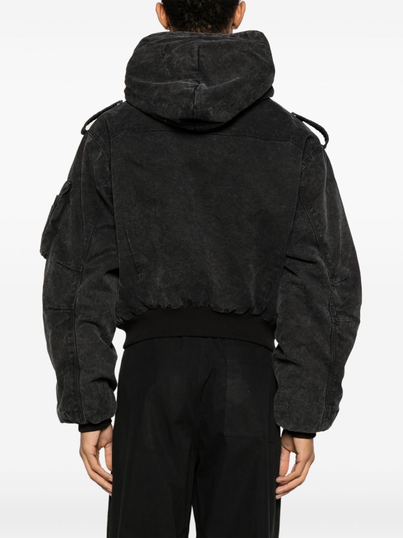 Grey W2 Bomber Jacket