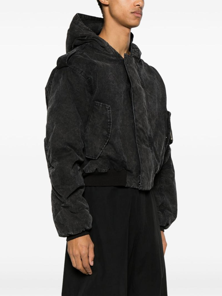 Grey W2 Bomber Jacket